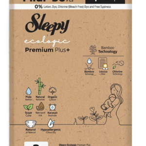 Sleepy Ecologic Premium Plus Baby Diapers Size 3 - 56 Pieces