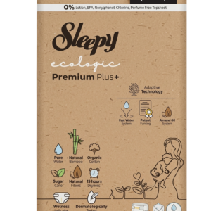 Sleepy Ecologic Premium Plus Baby Diapers Size 4 - 48 Pieces